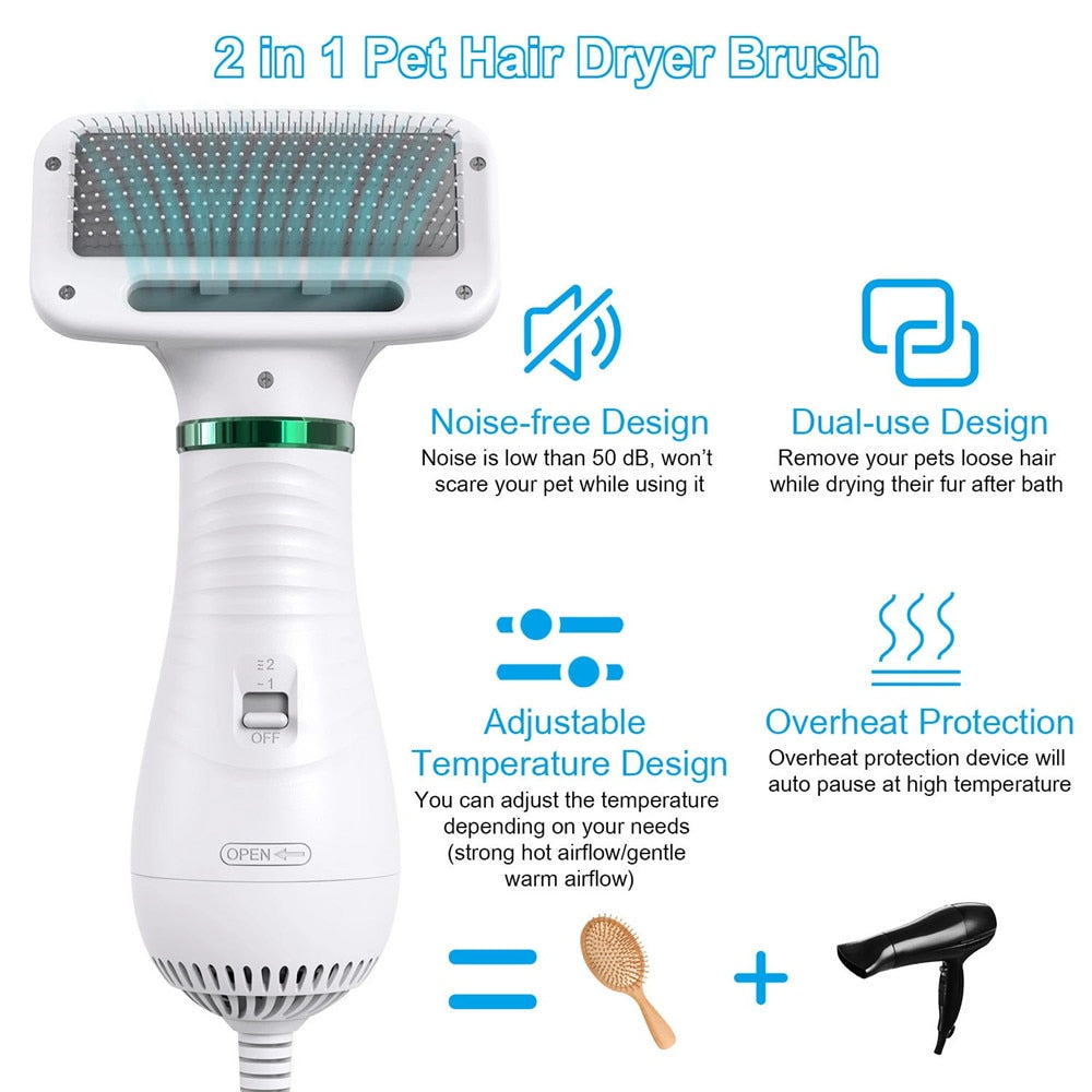 Portable 2 In 1 Dog Hair Dryer